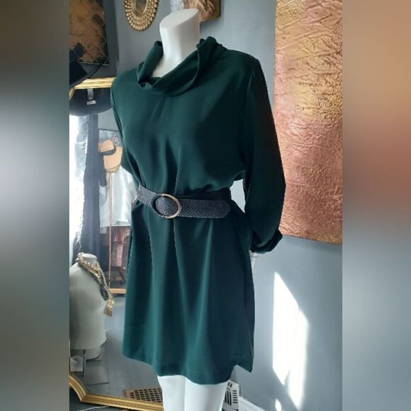 NWT Zara Oversized Mini Dress - Picture 2 of 15